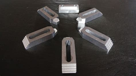 cnc machined aluminum clamp|clamps for milling machine table.